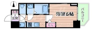 S-RESIDENCE都島Lux【7階】の間取り