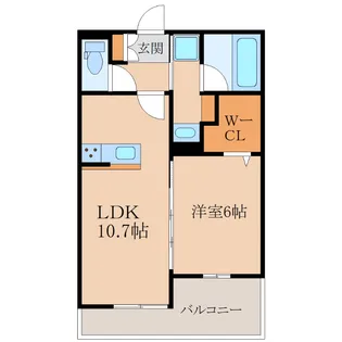 M&S RESIDENCE LIEN【1階】の間取り