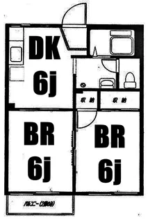 ドエル武田【1階】の間取り