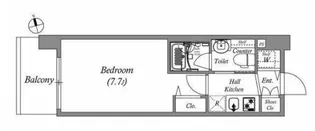 エスタート品川南大井II【9階】の間取り