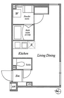 LEGALAND下北沢【2階】の間取り