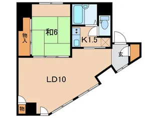 前田ビル【5階】の間取り