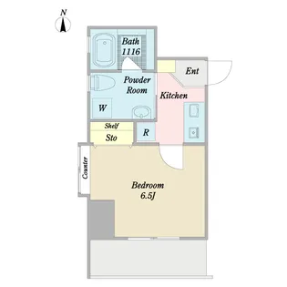 リシェス船橋【6階】の間取り