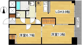 ドゥプラス【3階】の間取り