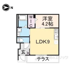ボヌールQ2【1階】の間取り