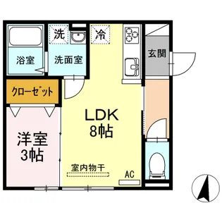 D maison 津島【2階】の間取り