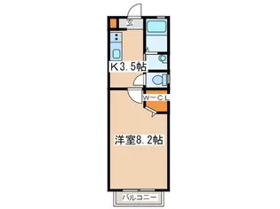 サニーコート【1階】の間取り