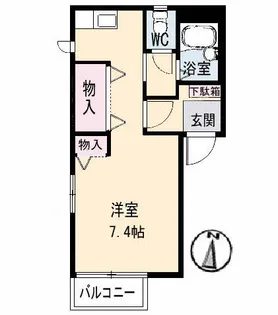 Climb勝占【2階】の間取り