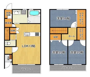 ラ・グランハ下江津の間取り