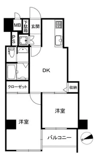 ダイヤハイツサウス大森【6階】の間取り