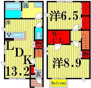 ラ・ルーチェBの間取り