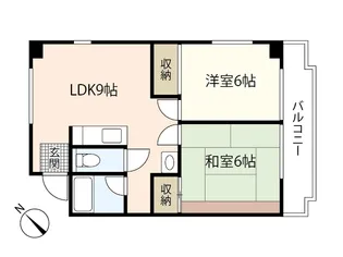 コーポラス・ナガイ【4階】の間取り