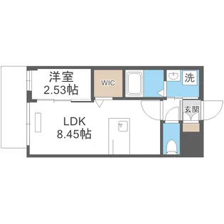 ギャラクシー博多駅北【2階】の間取り