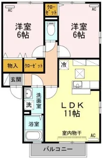 エーデルハイム II棟【1階】の間取り
