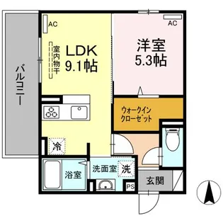 ライジング サン【3階】の間取り