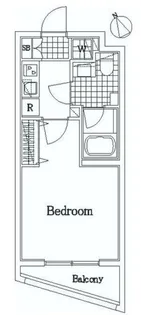 ザ・レジデンス・オブ・トーキョーDT07【4階】の間取り