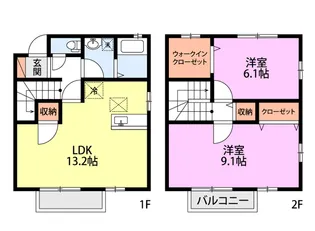 美しの郷 はなみずき【1階】の間取り