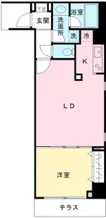 パルティール荻窪【1階】の間取り