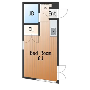 コットン落合【1階】の間取り