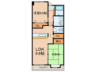 レリディアンスビューマ【7階】の間取り