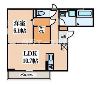 セゾンドヴェール【2階】の間取り