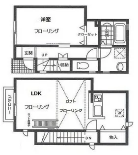 アネックス山王【1階】の間取り