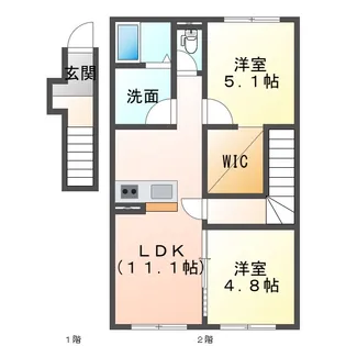 Master Piece88【2階】の間取り