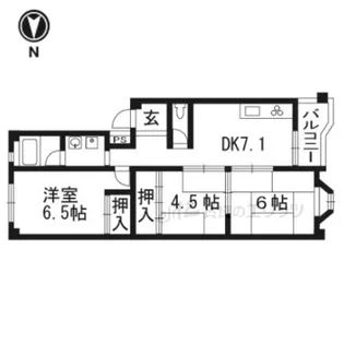 コーポスカイラーク【1階】の間取り