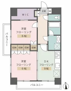 藤和シティホームズ早稲田【14階】の間取り