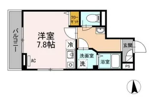 リヴェール狸穴【2階】の間取り