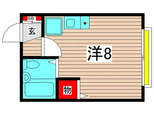 フレンドコ-ポ【1階】の間取り