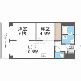 ヴォーネン麻生【3階】の間取り