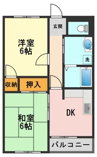 オートサンピア101【3階】の間取り
