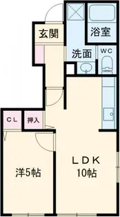 エクセルコートI【1階】の間取り