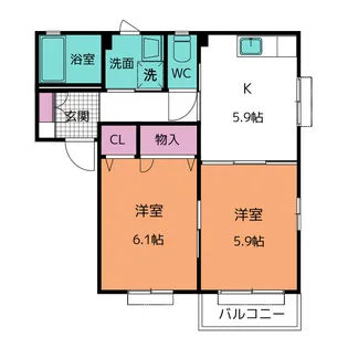 アンソニア A【2階】の間取り