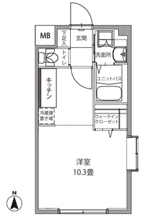 リブレ子安【1階】の間取り