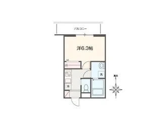 MELLAS北赤羽【1階】の間取り