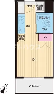 CLUB ORIENT BLD No141 YACHIYODAI【3階】の間取り