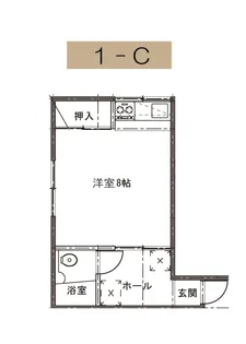 ハイツ・エクスェード【1階】の間取り