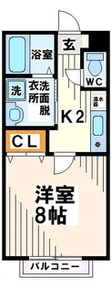 サンモール府中【2階】の間取り