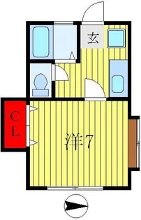 ブルク南水元【2階】の間取り
