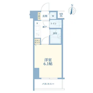 菱和パレス広尾【3階】の間取り