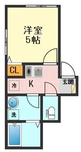 TocA新柴又【1階】の間取り