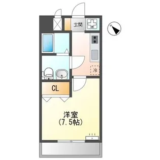 レインボーパレス・T【2階】の間取り