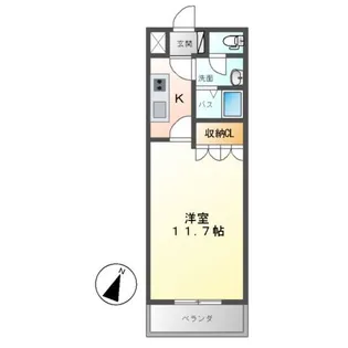 メゾン・ドゥ・ナミA【2階】の間取り