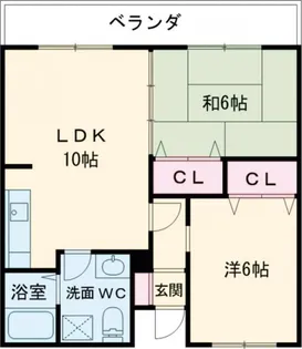 フルータ【4階】の間取り