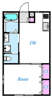 Crest II【1階】の間取り