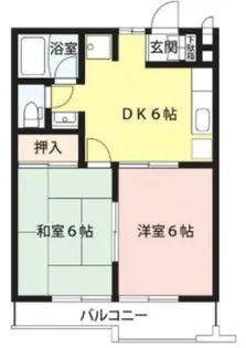ロキシーヴィル川口A【3階】の間取り