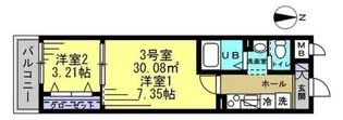 エスタディオ草加【2階】の間取り
