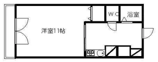 エバーグリーンT’s【1階】の間取り